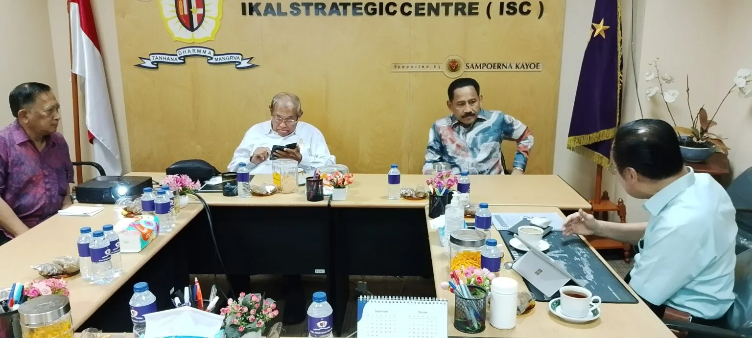 ISC Gelar Diskusi Internal, Bahas Geoekonomi dan Geopolitik untuk Rekomendasi Presiden Prabowo Subianto